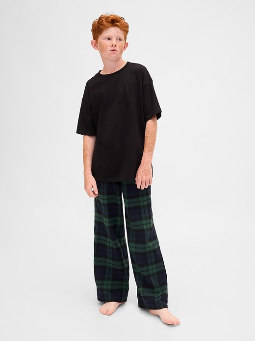 pantaloni del pigiama in flanella riciclata per bambini