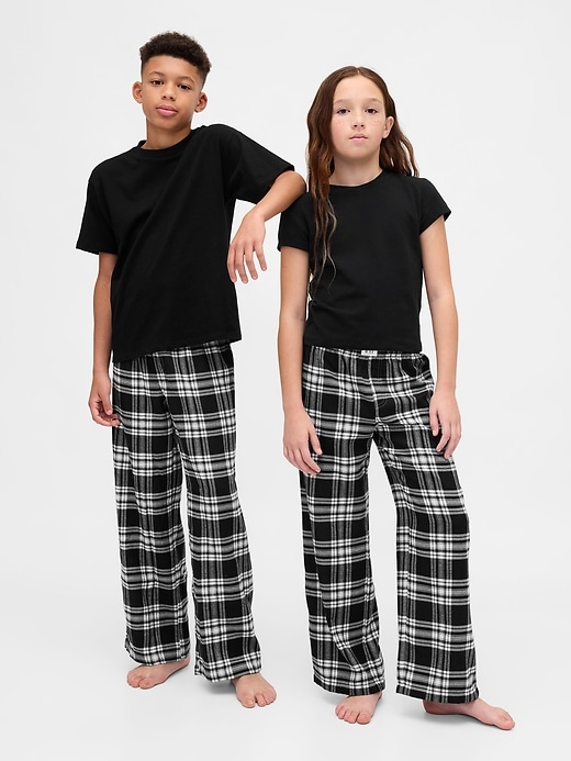 pantaloni del pigiama in flanella riciclata per bambini