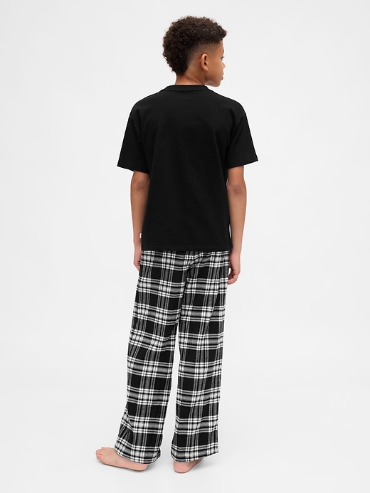 pantaloni del pigiama in flanella riciclata per bambini