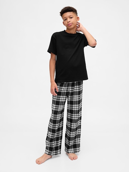 pantaloni del pigiama in flanella riciclata per bambini