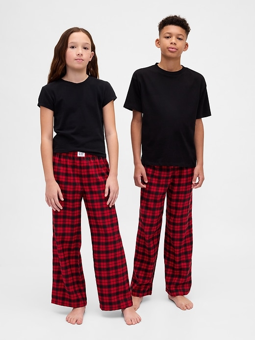 pantaloni del pigiama in flanella riciclata per bambini