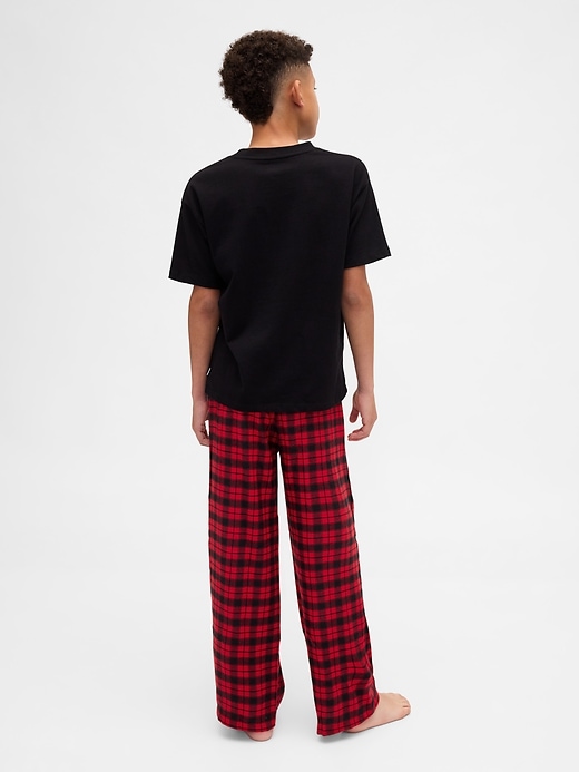 pantaloni del pigiama in flanella riciclata per bambini