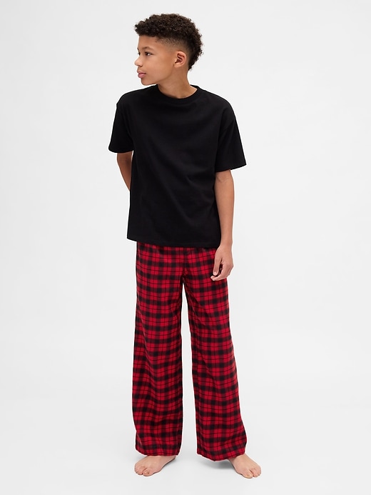 pantaloni del pigiama in flanella riciclata per bambini