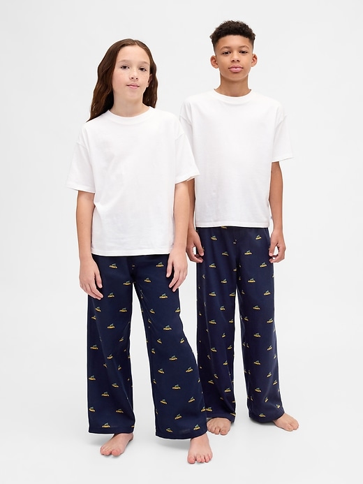 pantaloni del pigiama in flanella riciclata per bambini