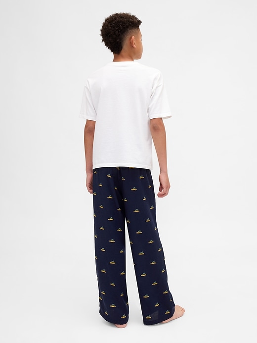pantaloni del pigiama in flanella riciclata per bambini