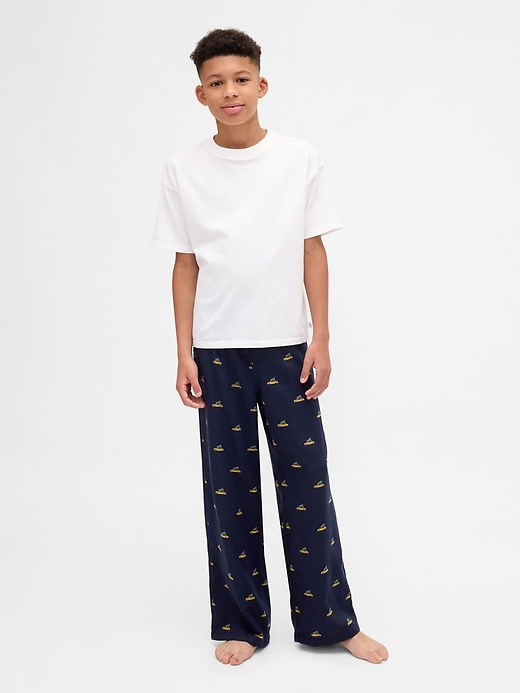 pantaloni del pigiama in flanella riciclata per bambini