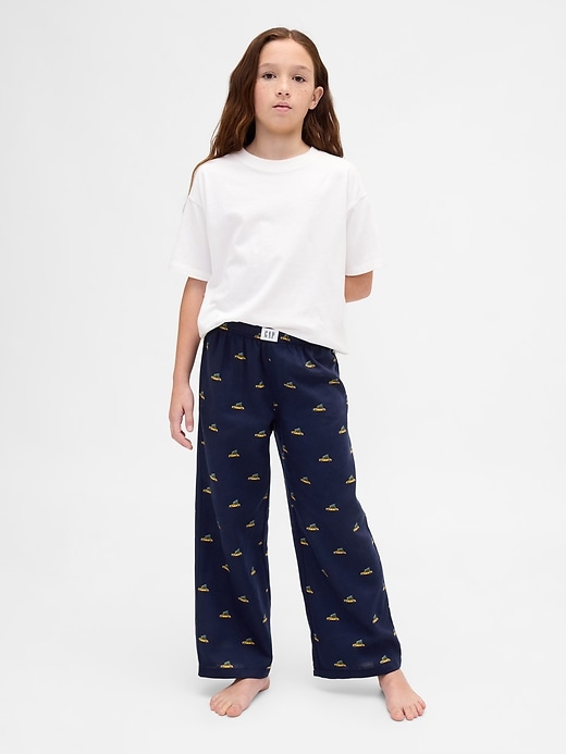 pantaloni del pigiama in flanella riciclata per bambini