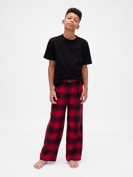 pantaloni del pigiama in flanella riciclata per bambini di stranger things