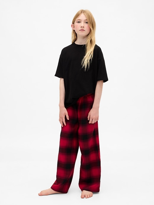 pantaloni del pigiama in flanella riciclata per bambini di stranger things
