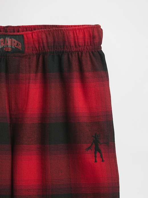 pantaloni del pigiama in flanella riciclata per bambini di stranger things