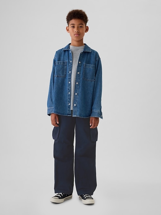 pantaloni cargo larghi per bambini