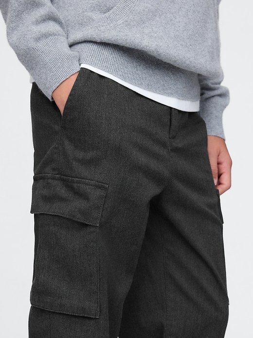 pantaloni cargo in twill per bambini