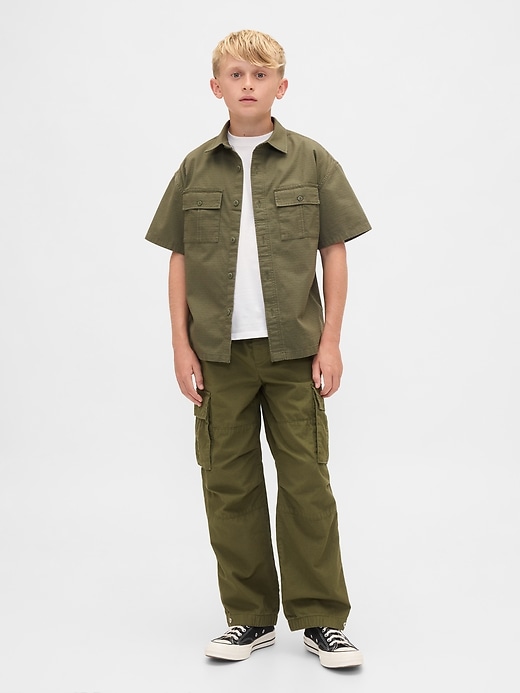 pantaloni cargo facili per bambini