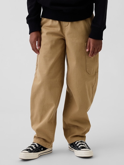 pantaloni cargo larghi e affusolati per bambini