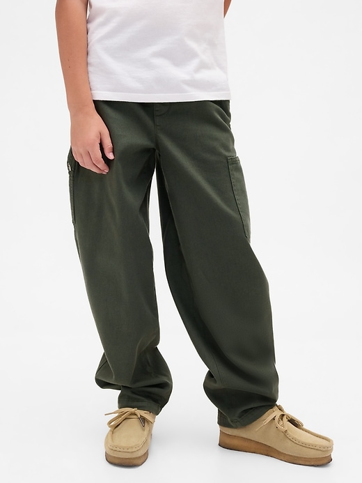 pantaloni cargo larghi e affusolati per bambini