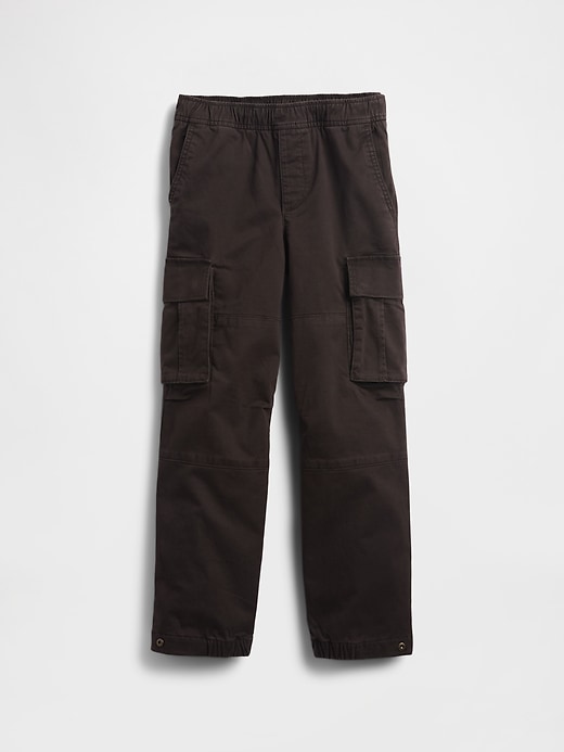 pantaloni cargo foderati in jersey per bambini