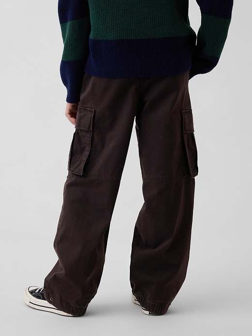 pantaloni cargo foderati in jersey per bambini