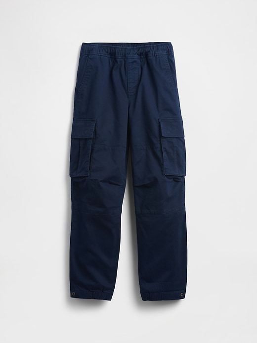 pantaloni cargo foderati in jersey per bambini