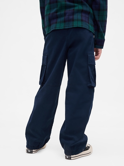 pantaloni cargo foderati in jersey per bambini