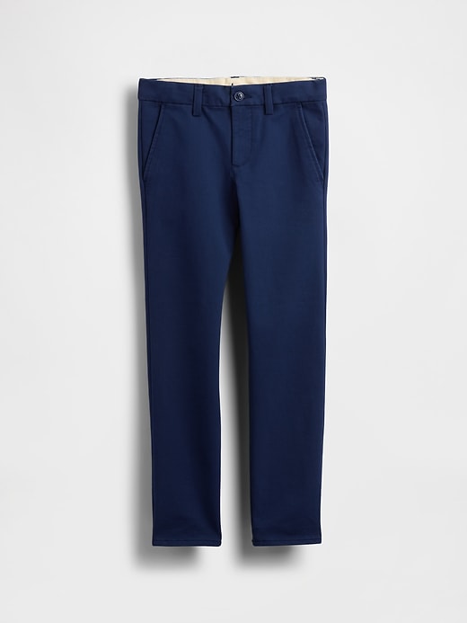 pantaloni skinny color cachi per bambini