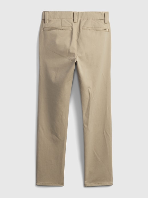 pantaloni skinny color cachi per bambini
