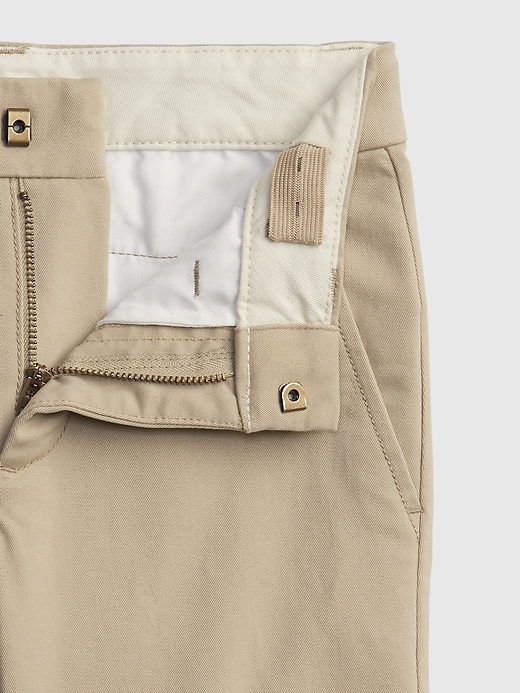 pantaloni skinny color cachi per bambini