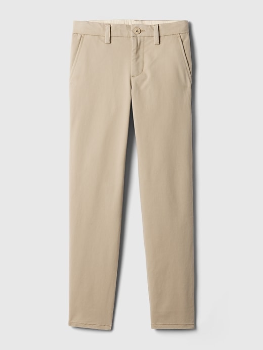 pantaloni skinny color cachi per bambini