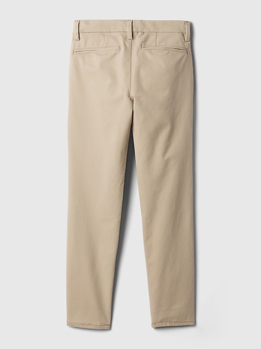 pantaloni skinny color cachi per bambini