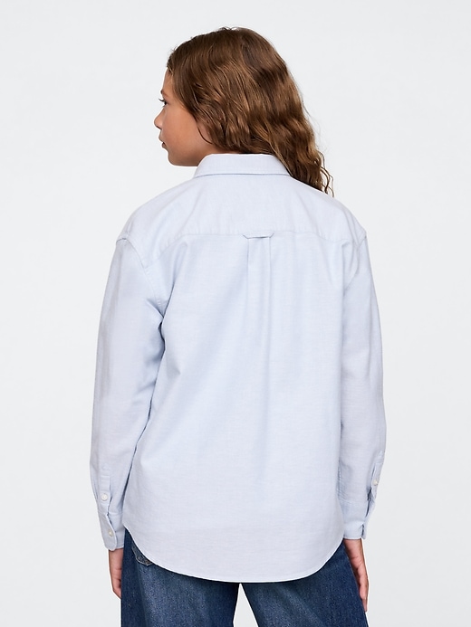 camicia oxford rilassata per bambini