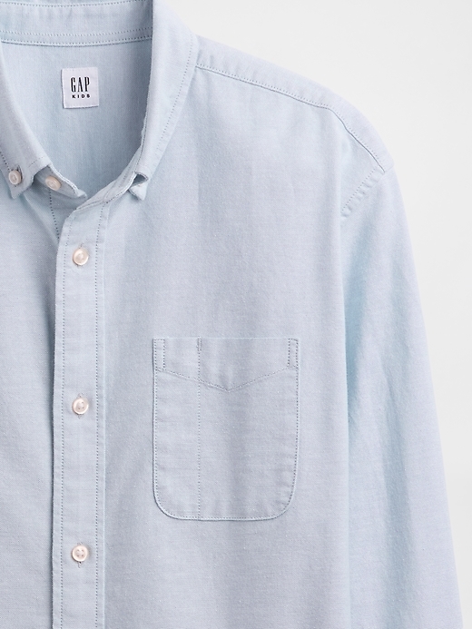 camicia oxford rilassata per bambini