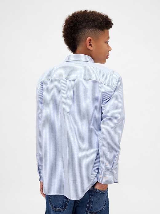 camicia oxford rilassata per bambini