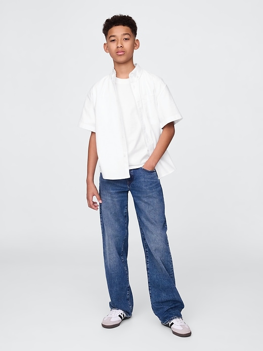 camicia oxford rilassata per bambini