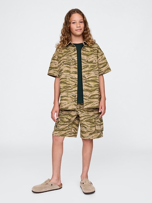 camicia ripstop utility per bambini