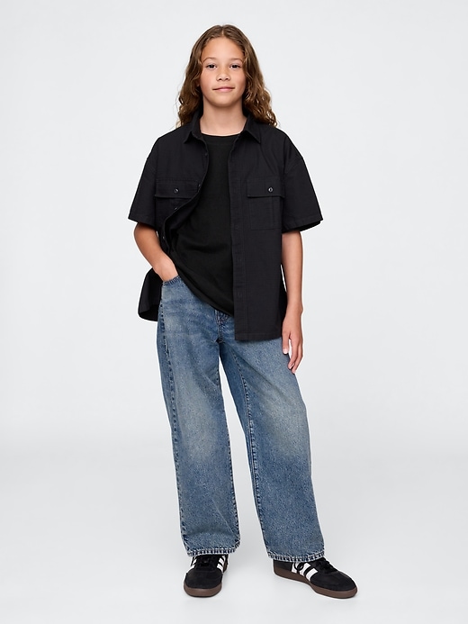 camicia ripstop utility per bambini
