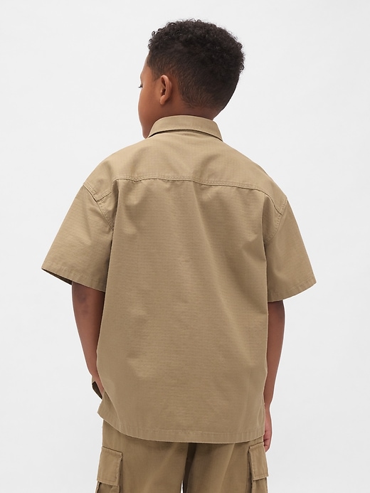 camicia ripstop utility per bambini
