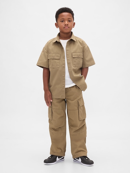 camicia ripstop utility per bambini