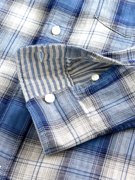 camicia a quadri rilassata per bambini