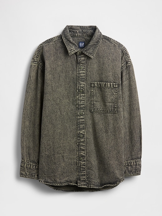 camicia in denim per bambini