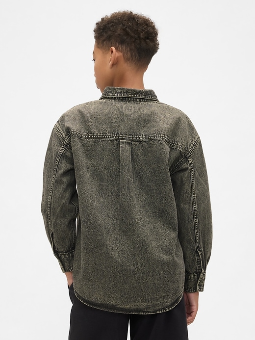 camicia in denim per bambini