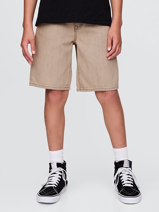 pantaloncini in denim larghi anni 90 per bambini ultrasoft