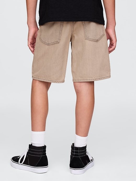 pantaloncini in denim larghi anni 90 per bambini ultrasoft