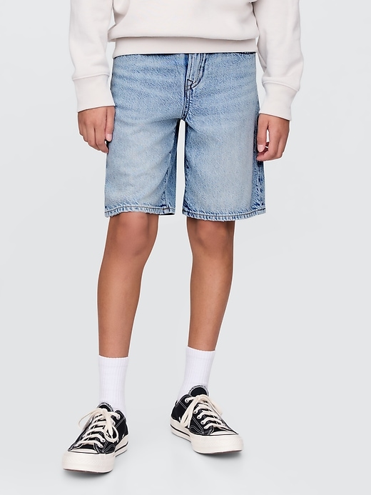pantaloncini in denim larghi anni 90 per bambini ultrasoft
