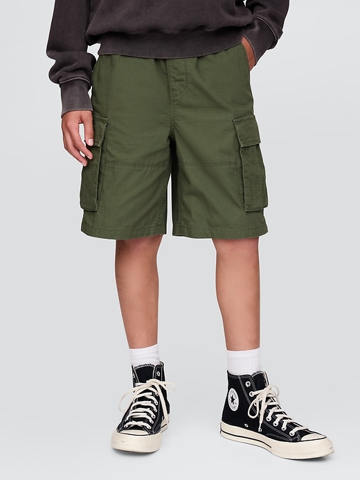 pantaloncini cargo ripstop easy da 75 per bambini
