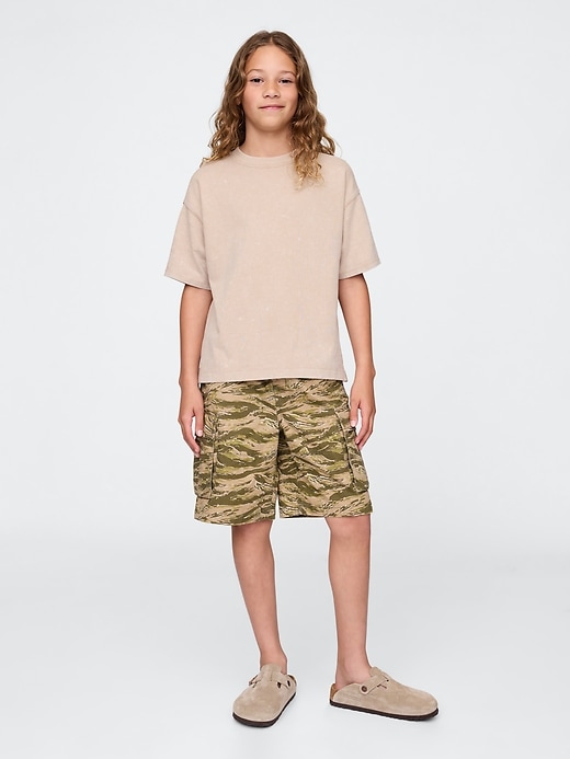 pantaloncini cargo ripstop easy da 75 per bambini
