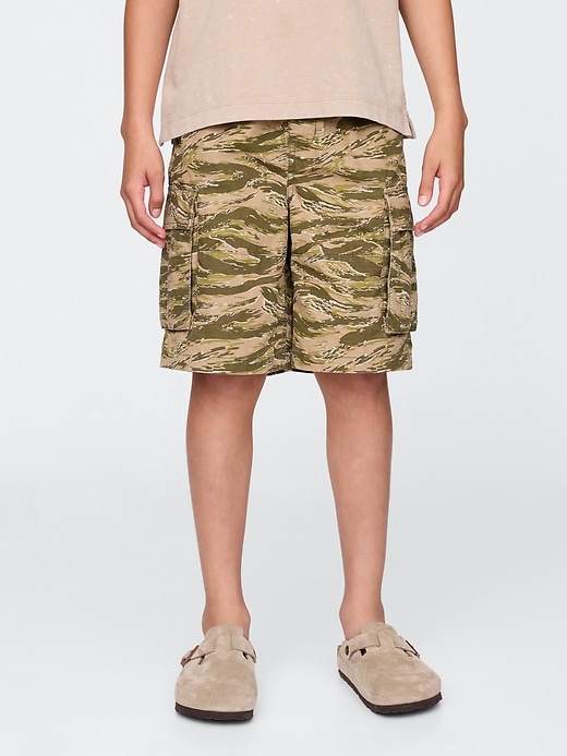 pantaloncini cargo ripstop easy da 75 per bambini