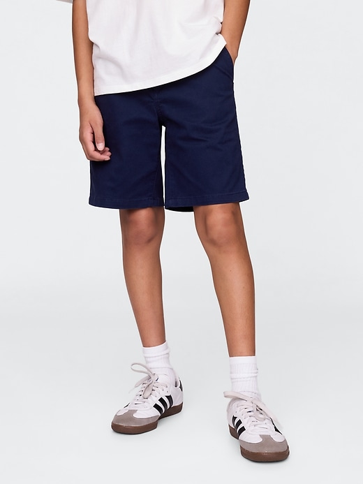 pantaloncini kaki rilassati da 7 per bambini