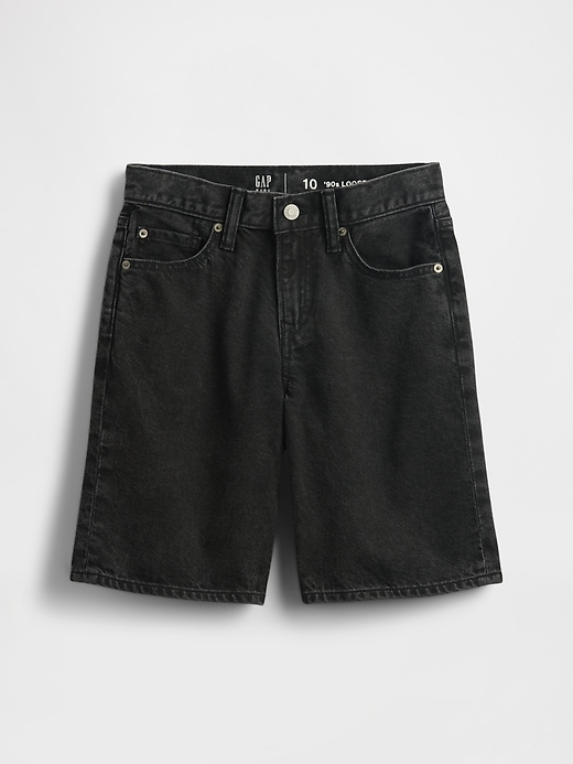 pantaloncini in denim larghi anni 90 per bambini ultrasoft