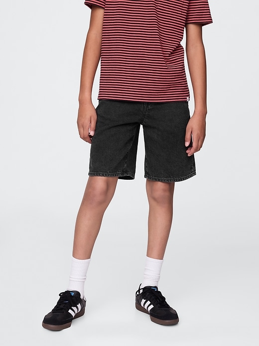 pantaloncini in denim larghi anni 90 per bambini ultrasoft