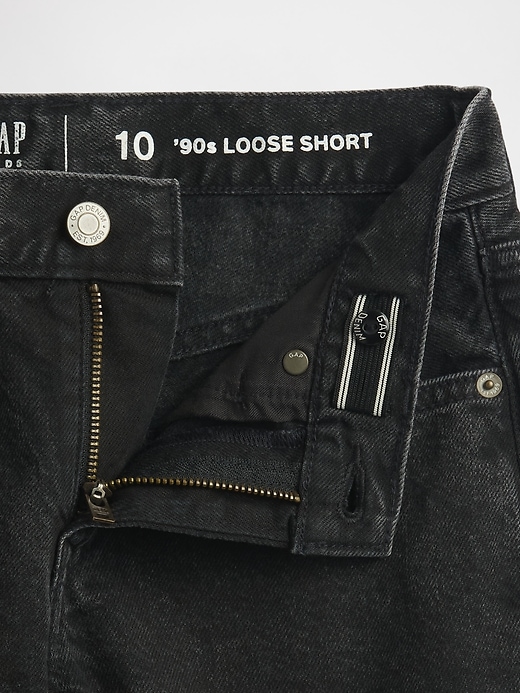 pantaloncini in denim larghi anni 90 per bambini ultrasoft