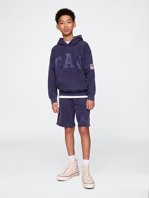 pantaloncini da tuta con logo vintagesoft per bambini